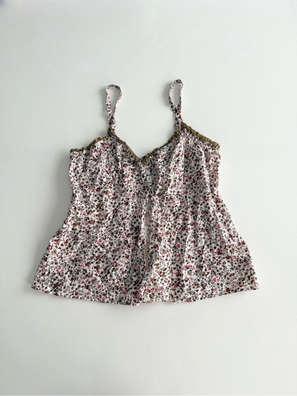 Angie floral babydoll open front camisole
